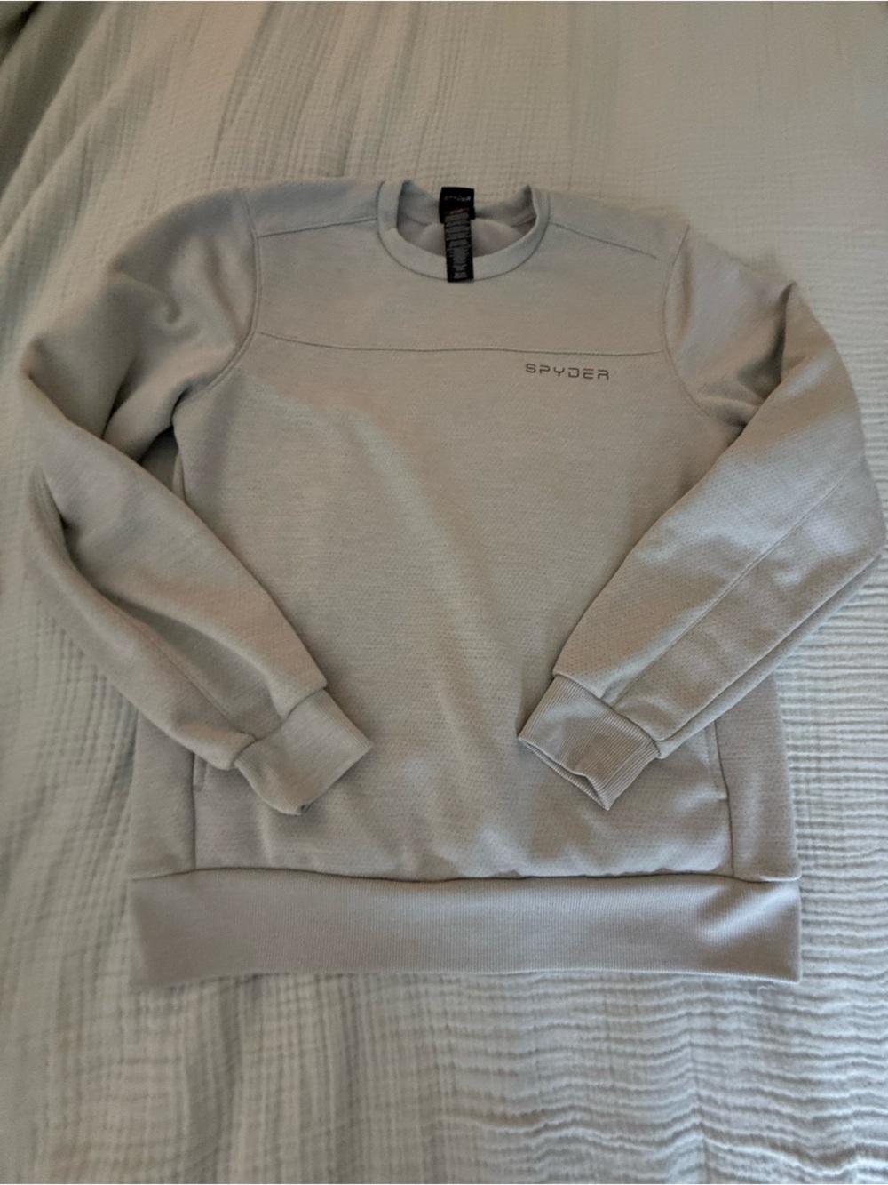 Spyder Men's Crewneck Sweatshirt in Light Gray